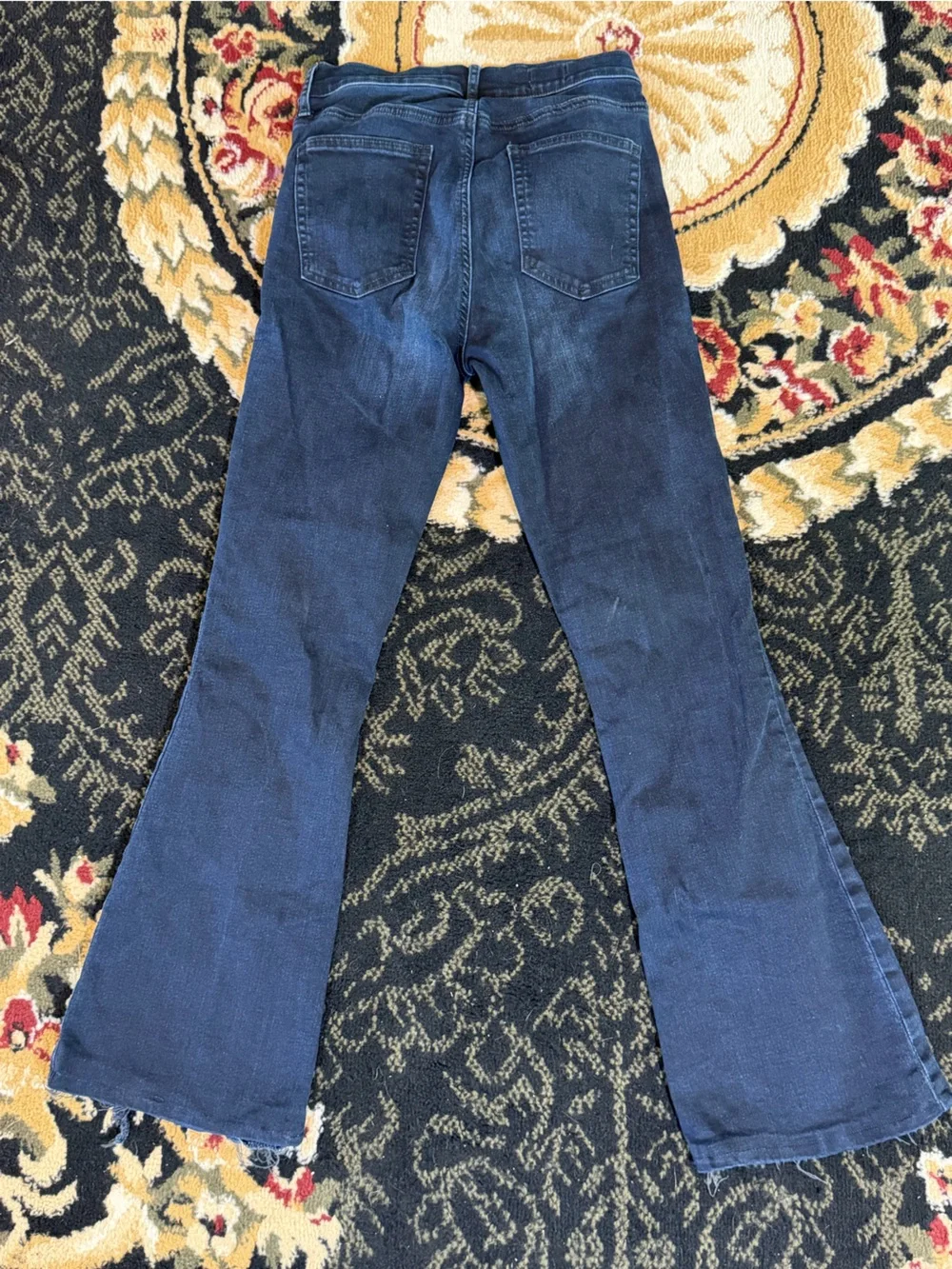 GAP Women's Indigo skinny Flare Jeans